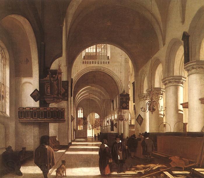 Emmanuel de Witte Interior of a Church Spain oil painting art